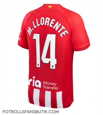 Atletico Madrid Marcos Llorente #14 Replika Hemmatröja 2023-24 Kortärmad